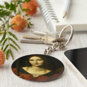 アレクサンドリアの聖キャサリン(ベルナルディーノ・ルイニ) キーホルダー (側面)