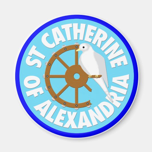 アレクサンドリアの聖キャサリン マグネット (正面)