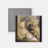 アレクサンドリアの聖キャサリン マグネット (正面/裏面)