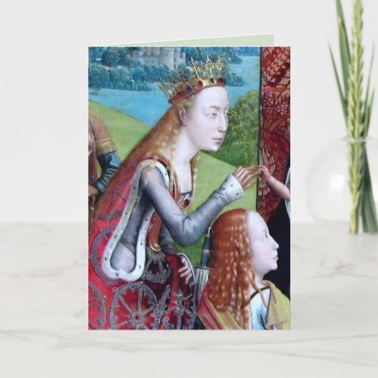 アレクサンドリアの聖キャサリン(詳細、M 070)カード カード (正面)