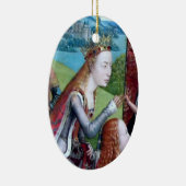 アレクサンドリアの聖キャサリン(詳細、M 070) セラミックオーナメント (右)