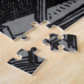 アレクサンドリアの聖キャサリンby Lucas van Leyden ジグソーパズル (側面)