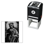 アレクサンドリアの聖キャサリンby Lucas van Leyden セルフインキングスタンプ (インサイチュ)