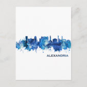 アレクサンドリアエジプトスカイラインブルー シーズンポストカード (正面)
