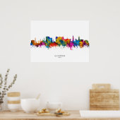 アレクサンドリアエジプトスカイライン ポスター (キッチン)