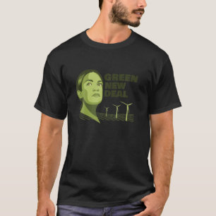 アレクサンドリアオカシオコルテスAOCグリーンニューディールクリマット Tシャツ