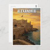 アレクサンドリアカイトベイシタデルトラベル ポストカード (正面/裏面)