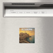 アレクサンドリアカイトベイシタデルトラベル マグネット (インサイチュ (食洗機))