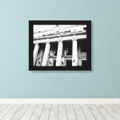 アレクサンドリア建物 キャンバスプリント (インサイチュ (ウッドフロア))