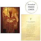 アレクサンドリア正教会のサンシリル祈りの言葉カード プレイスカード