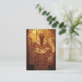 アレクサンドリア正教会のサンシリル祈りの言葉カード プレイスカード (スタンド正面)