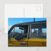 アレクサンドリア葉書のタクシー ポストカード (正面/裏面)