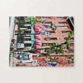 アレクサンドリア通り付きカフェ ジグソーパズル (横)