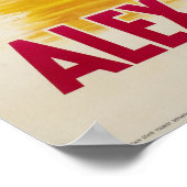 アレクサンドリア,エジプト,ヴィンテージ旅行ポスター ポスター (角)