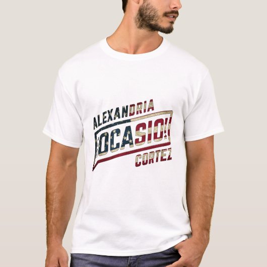 アレクサンドリア・オカシオ・コルテス Tシャツ (正面)