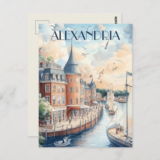 アレクサンドリア・バージニアへの旅行 ポストカード (正面/裏面)