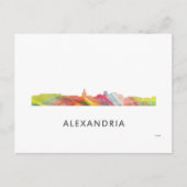 アレクサンドリア・バージニア・スカイラインBW1 - ポストカード (正面)