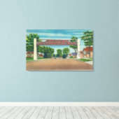 アレクサンドリア・ベイ・ビューへの入口 キャンバスプリント (インサイチュ (ウッドフロア))