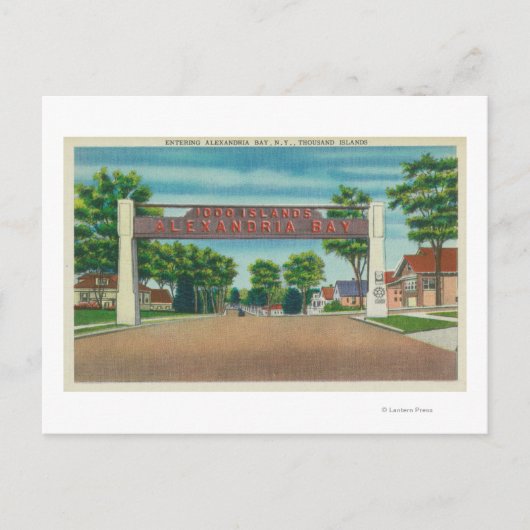 アレクサンドリア・ベイ・ビューへの入口 ポストカード (正面)