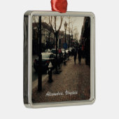 アレクサンドリア， VA通り写真クリスマスオーナメント メタルオーナメント (右)