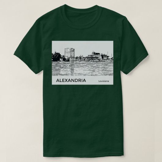 アレクサンドリアLouisiana Tシャツ (デザイン正面)