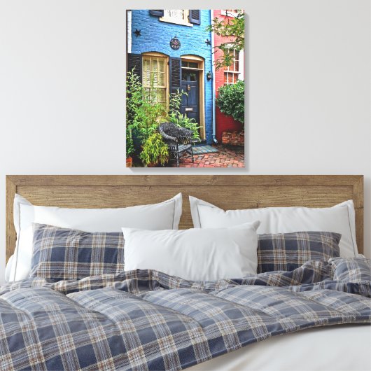 アレクサンドリアVA -建物と火印 キャンバスプリント (インサイチュ (寝室))
