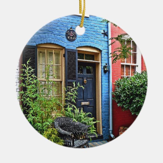 アレクサンドリアVA -建物と火印 セラミックオーナメント (正面)