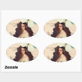 アレクサンドリナビクトリア 楕円形シール (シート)