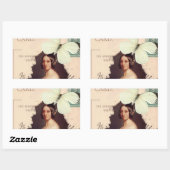 アレクサンドリナビクトリア 長方形シール (シート)