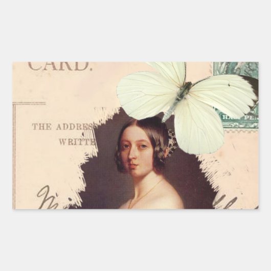 アレクサンドリナビクトリア 長方形シール (正面)