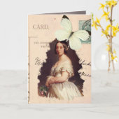 アレクサンドリナヴィクトリアハッピーバースデー カード (黄色い花)