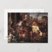 アレクサンドルのバビロン入城 ポストカード (正面/裏面)