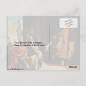 『アレクサンドル大王』ジョヴァンニ・バッティスタ・ティエポロ ポストカード (裏面)