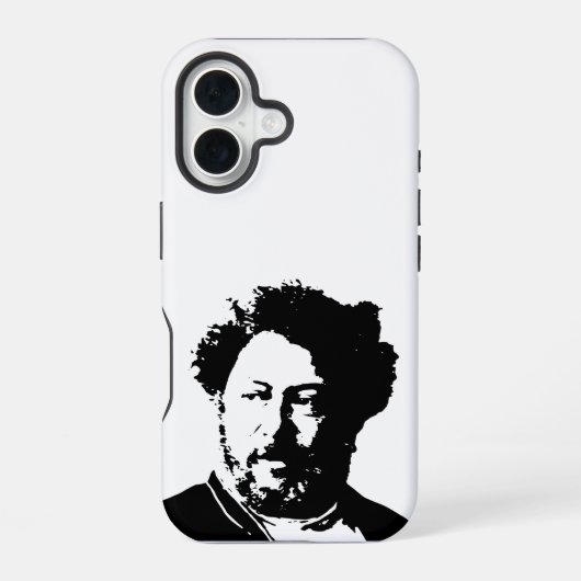 アレクサンドル・デュマ iPhone 16ケース (裏面)