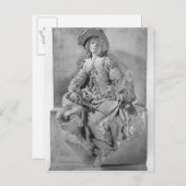 アレクサンドレデュマスペレへの記念碑のモデル ポストカード (正面/裏面)