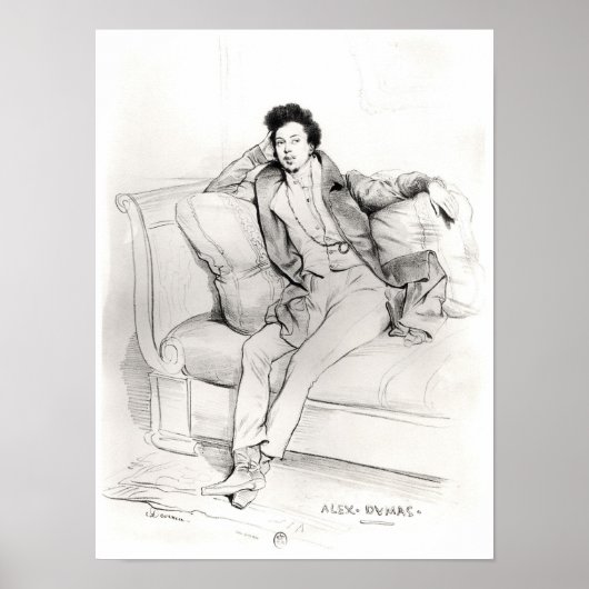 アレクサンドレデュマスペレ ポスター (正面)