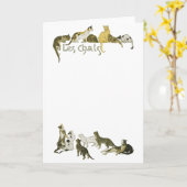 アレクサンドレ・スタインレン・キャッツ カード (黄色い花)