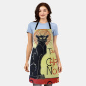 アレクサンドレ·スタインレン·ブラック·キャット（チャット·ノワール） エプロン (着用した状態)