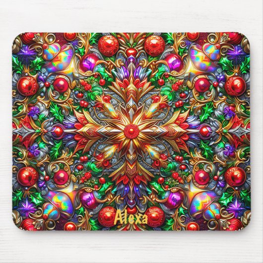 アレクサ~クリスマスの恵み~ マウスパッド (正面)