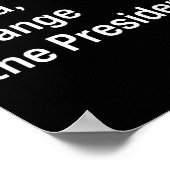 アレクサ、大統領のアンチトランプを変おもしろいえる ポスター (角)