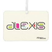 アレクシスコンテンポブリツデザイン カーエアーフレッシュナー (裏面)