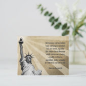 アレクシスデトクヴィル引用文 ポストカード (スタンド正面)