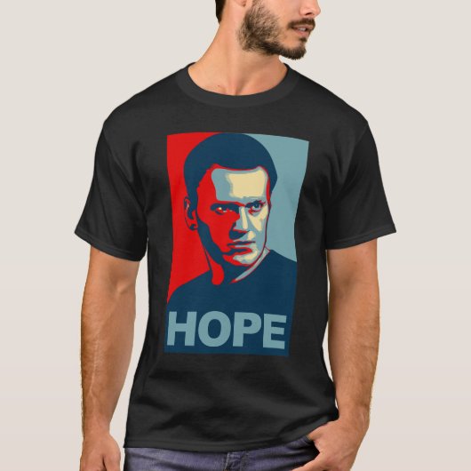 アレクセイNavalny Hopeロシア Tシャツ (正面)