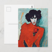 アレクセジジャウレンスキーポートレートオブザダンサーアレクサンドル ポストカード (正面/裏面)