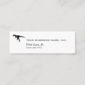 アレクトロサウルスの恐竜 スキニー名刺 (正面)