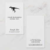 アレクトロサウルス恐竜 名刺 (正面/裏面)