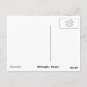 アレクナギクの冬の夕日 ポストカード (裏面)