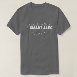 アレク頭が切れるダークTシャツ Tシャツ
