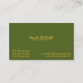 アレグロスフロラレス名刺 名刺 (裏面)