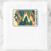 アレゲニーリバーペンシルバニアカラーズ 長方形シール (バッグ)